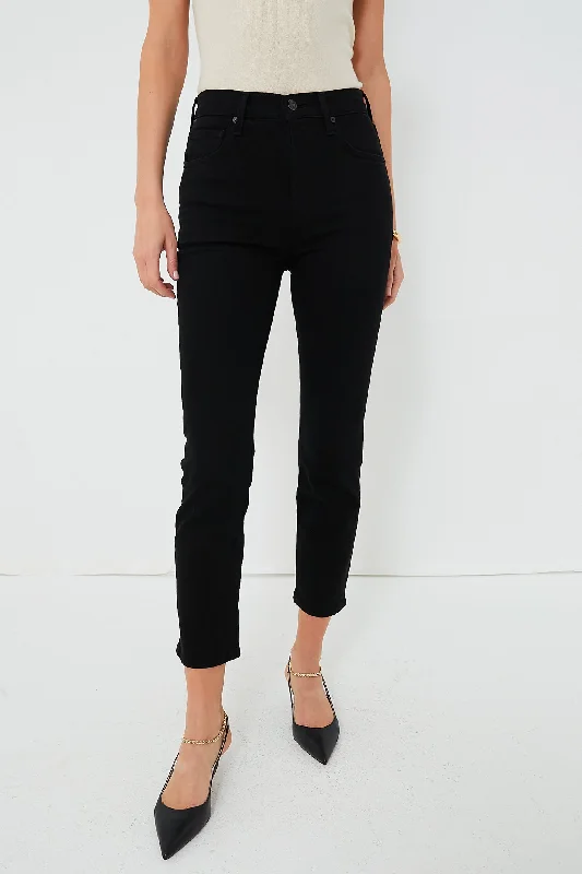 Jet Black Jolene High Rise Vintage Slim