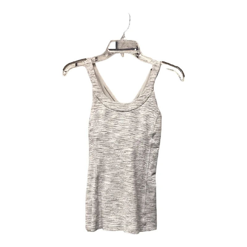 Athletic Tank Top By Lululemon In Grey, Size: S