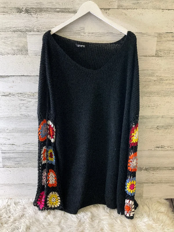 Sweater By Clothes Mentor In Black, Size: 4x