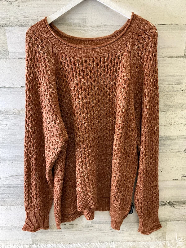 Sweater By Time And Tru In Brown, Size: 3x