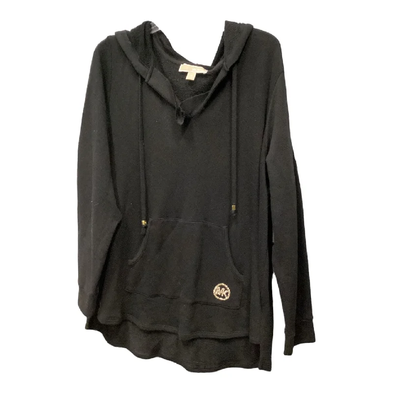 Sweatshirt Hoodie By Michael By Michael Kors In Black, Size: 2x