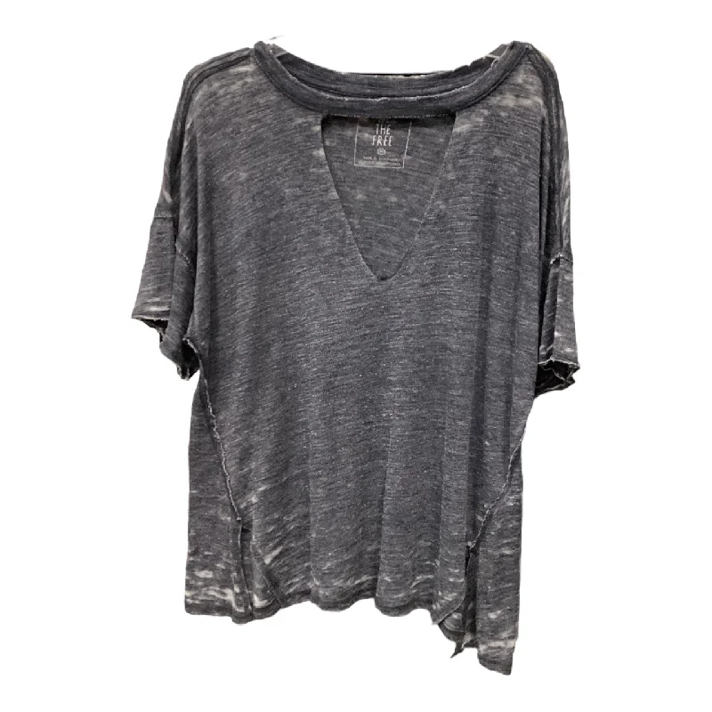 Top Short Sleeve By We The Free In Grey, Size: Xs