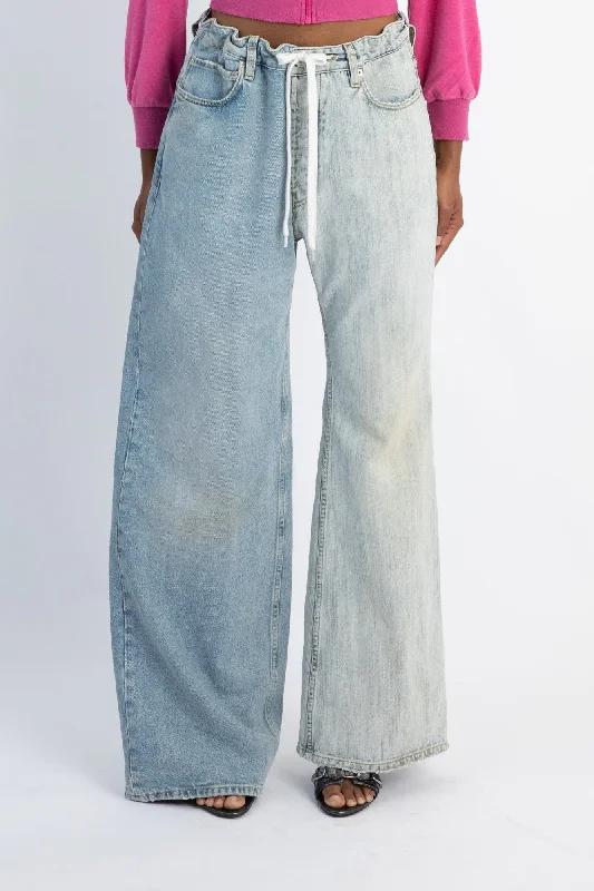 Balenciaga  Fifty-Fifty Pants in Iced Blue