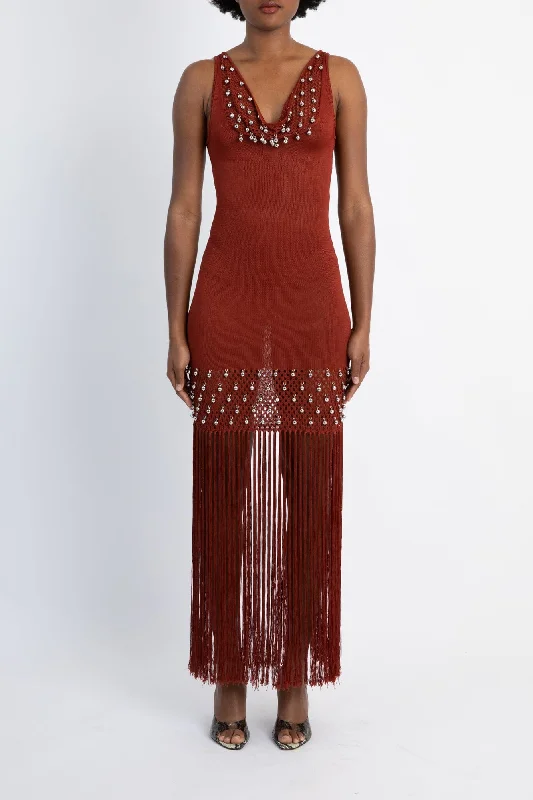 Rabanne Sunkiss Dress in Cherry